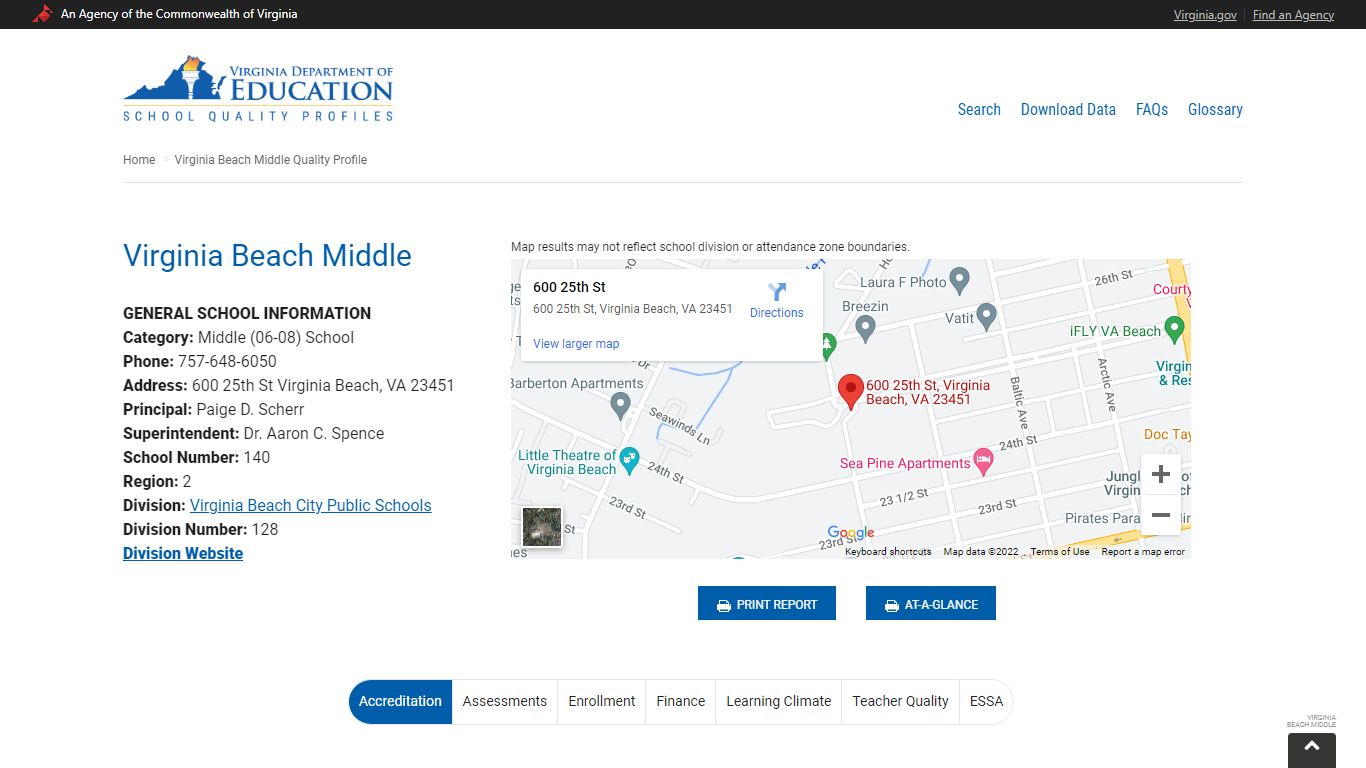 Virginia Beach Middle - Virginia Beach City Public Schools | Virginia ...